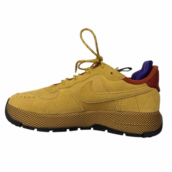 NWOT Nike Women's Air Force 1 Wild Shoes in Wheat Gold Size 7.5 - Picture 7 of 13